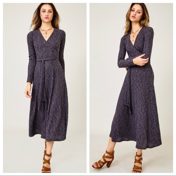 Most Fabulous wrap midi dress - Picture 2 of 5